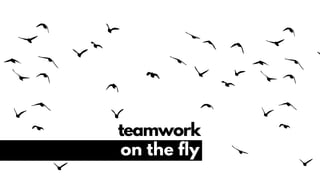 on the fly
teamwork
 