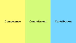 Competence Commitment Contribution
 