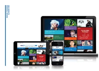 USER 
EXPERIENCE 
2013 
KBS 
KBS WEBSITE 
RENEWAL DESIGN  