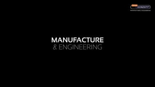 MANUFACTURE
& ENGINEERING
 