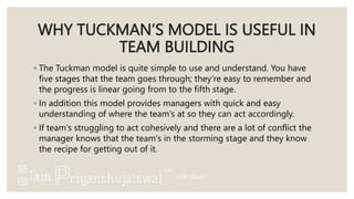 Team Building and TUCKMANS MODEL Explained | PPTX | Business ...