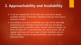 Team Leader and Skills | PPTX