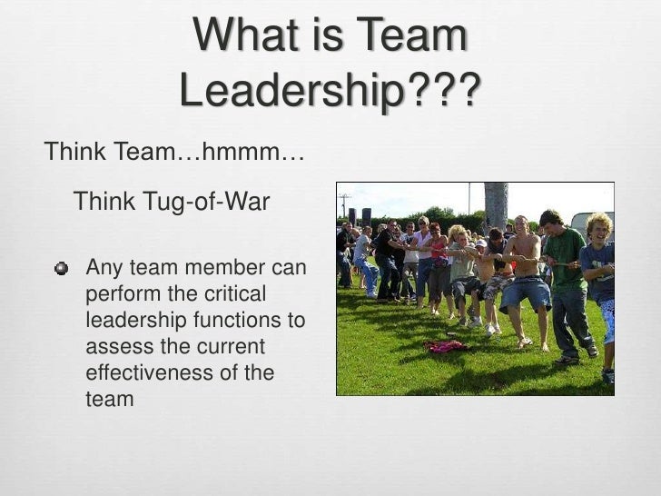 what is a team leader