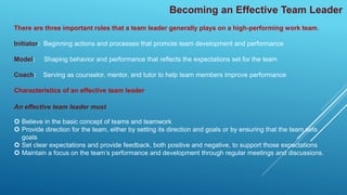 Team & Leadership.pptx | Executive Leadership & Management | Business