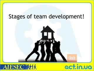 Stages of team development!
 