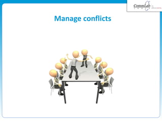 Manage conflicts
 