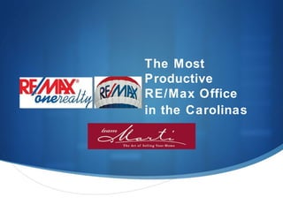 The Most Productive in the Carolinas RE/Max Office  