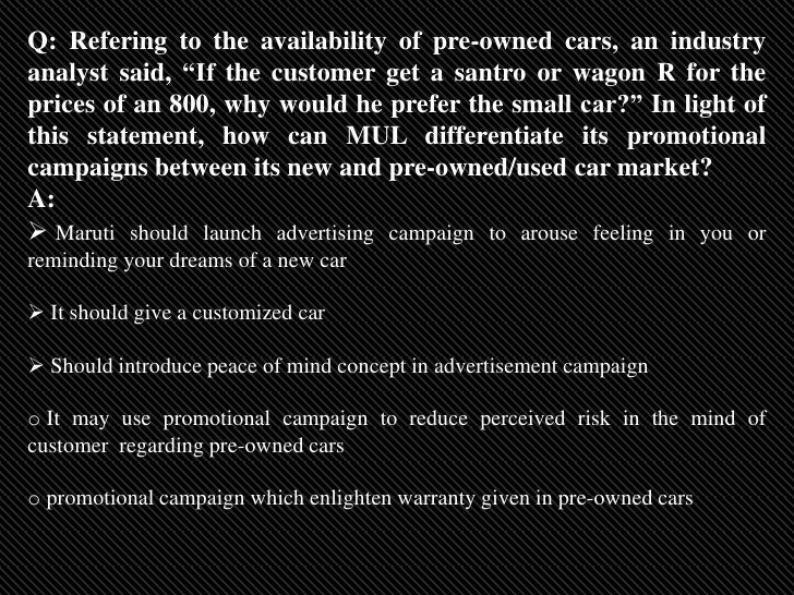 case study on maruti swift View essay - maruti suzuki business intelligence and enterprise databases from bba 380 at n arizona bba-340 management information systems individual case study. case study on maruti swift View essay - maruti suzuki business intelligence and enterprise databases from bba 380 at n arizona bba-340 management information systems individual case study.