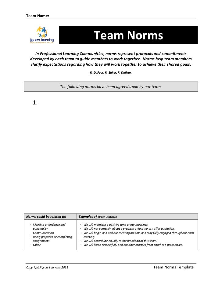 team template