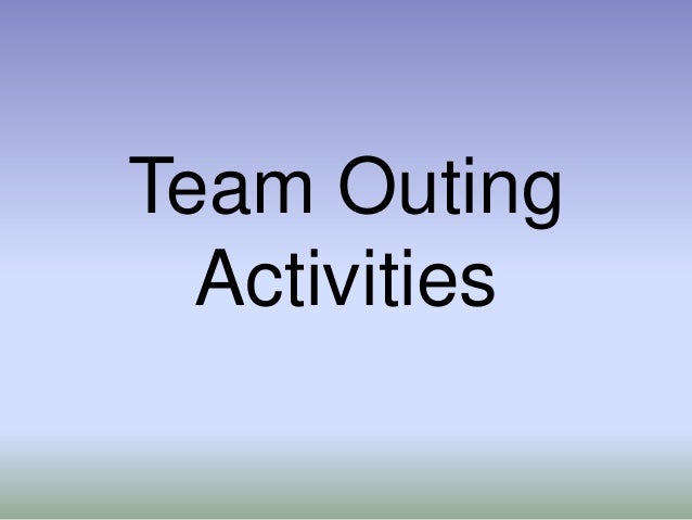 team-outing-activities