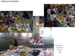 Participation
Experience
Dealing
Play
Children’s Flea Market
 