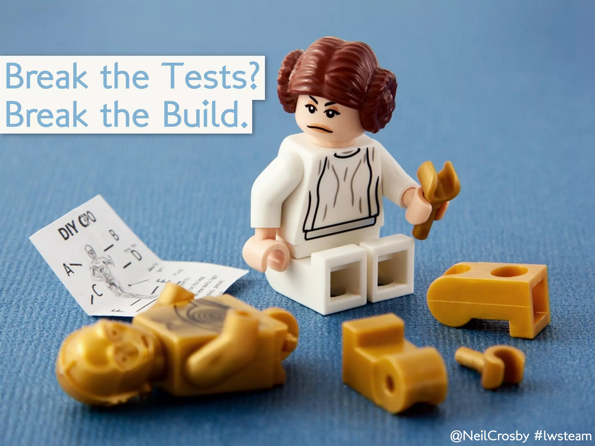 Break the Tests?
Break the Build.




                   @NeilCrosby #lwsteam
 