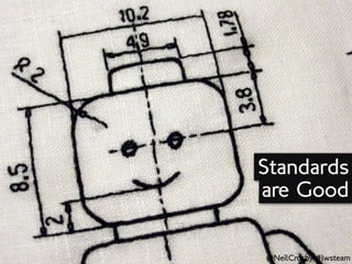 Standards
are Good

@NeilCrosby #lwsteam
 