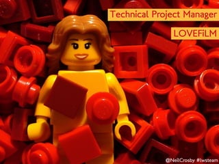 Technical Project Manager

                LOVEFiLM




             @NeilCrosby #lwsteam
 