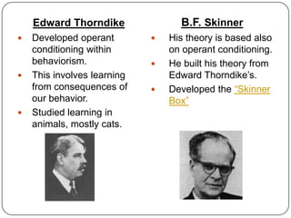 Introduced the psychological school of behaviorism