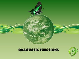 Quadratic Functions 