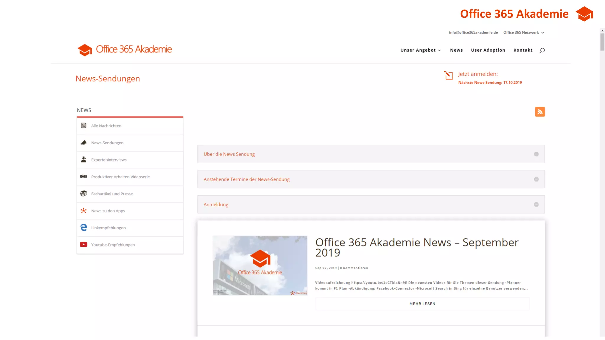 Office 365 Akademie
 