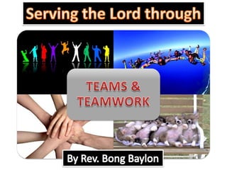 Serving the Lord through By Rev. Bong Baylon 