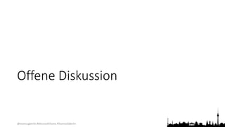 @teamsugberlin #MicrosoftTeams #TeamsUGBerlin
Offene Diskussion
 