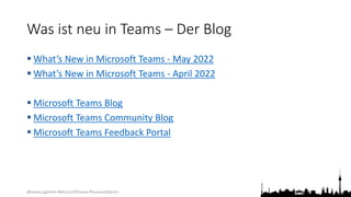 19. Treffen der Teams User Group Berlin