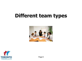 Different team types




         Page 9
 