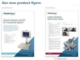 Our new product flyers
 