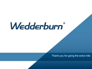 Thank you for going the extra mile
 