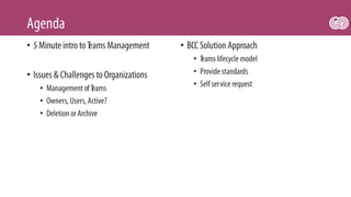 Microsoft Teams management | PDF