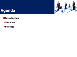 Agenda
Introduction
Situation
Strategy
 