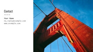 Contact
Your Name
no_reply@example.com
www.example.com
 