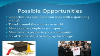 S.M.A.R.T. goals are statements of the
important results you are working to accomplish.
These are designed in a way to promote a clear
and mutual understanding of what establishes
levels of performance and successful fitness
development.
 
