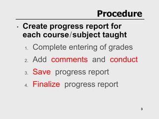 Teams progress report | PDF