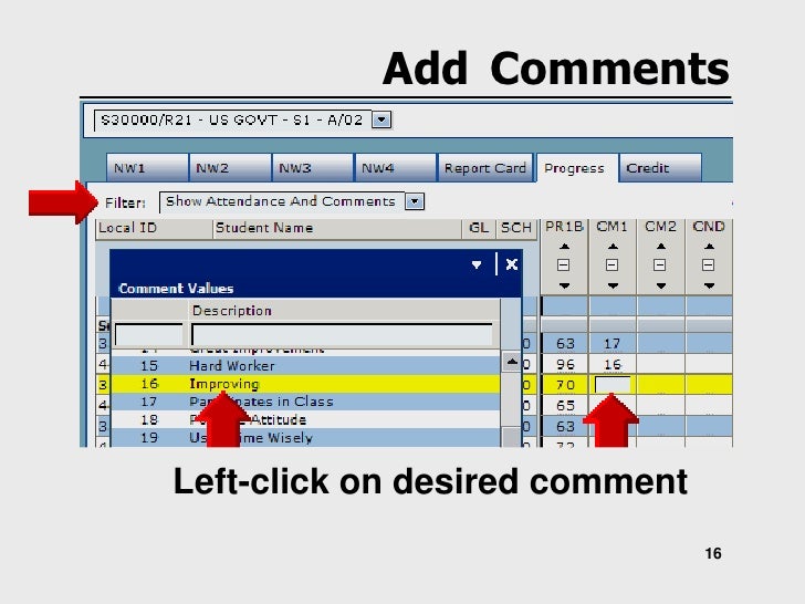 Teams progress report