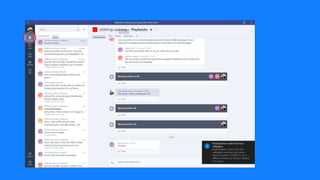 Your identity syncs
with 0365 (AD)
This is your Channel
A work based chat
 