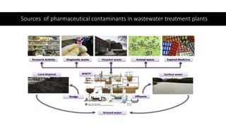 Sources of pharmaceutical contaminants in wastewater treatment plants
 