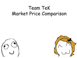 Team TeK
Market Price Comparison
 