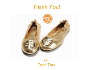 A Social Business Plan for the Tory Burch Foundation