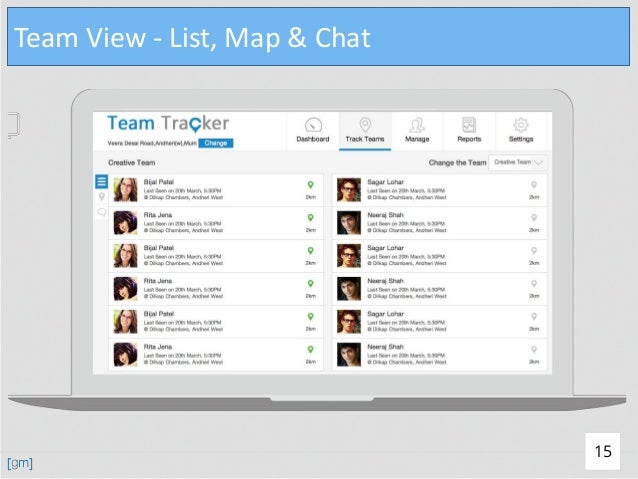 team tracker app team