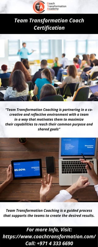 Team transformation coach certification   coach transformation academy
