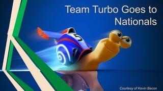 Team Turbo Goes to
Nationals

Courtesy of Kevin Bacon

 