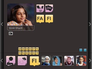 FA FI
Simin Sharifi




         AR DE EN ES ET FA

         RO RU SE SO SV TR



                    FI       ­
 