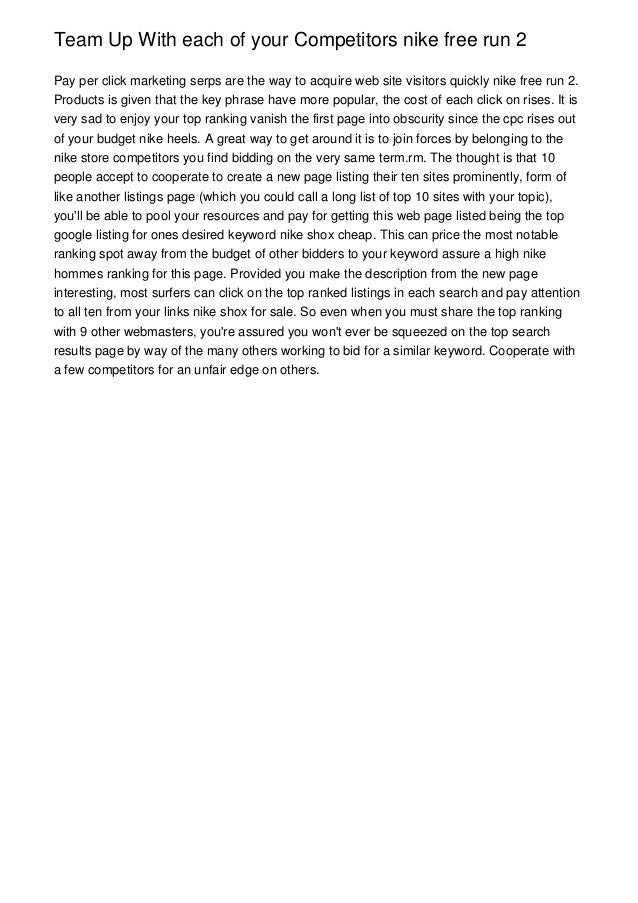 nike free competitors