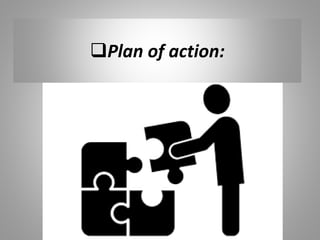 Plan of action:
 