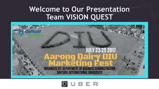 Welcome to Our Presentation
Team VISION QUEST
 
