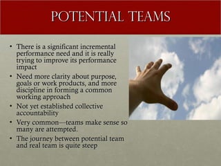 Team vs groups | PPT