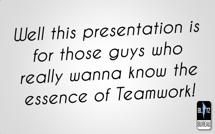 Comradeship! The Essence of Successful Teams! Slide 10