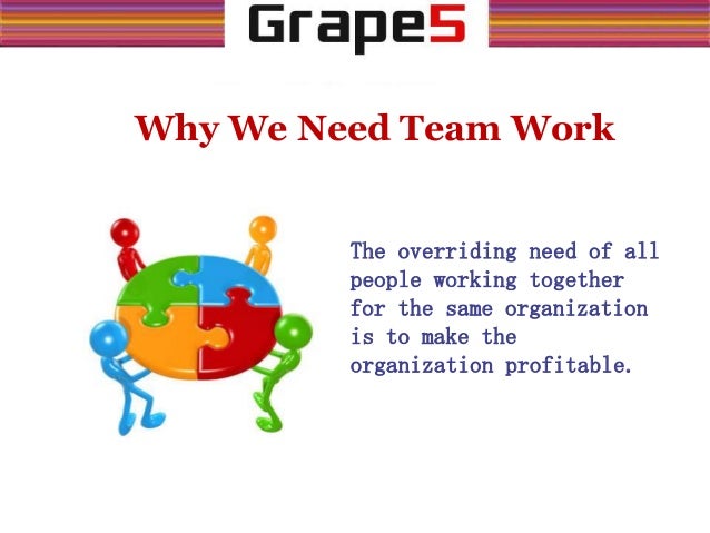 working as a team