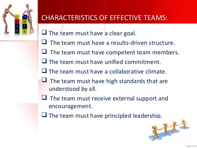 effective team working examples