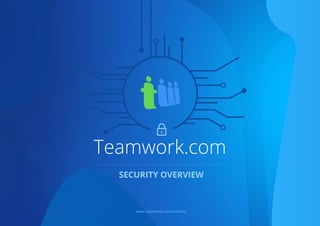 Teamwork.com
SECURITY OVERVIEW
www.teamwork.com/security
 