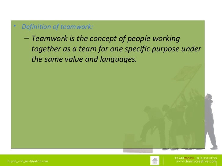 teamwork presentation light version strong interpersonal skills definition